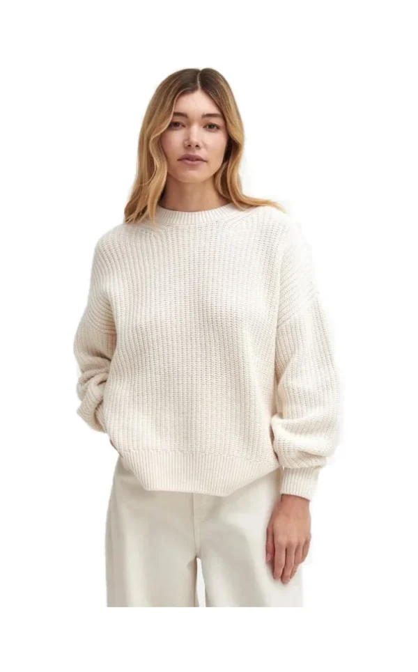 SCARLETT KNITTED JUMPER ECRU LKN1548WH51
