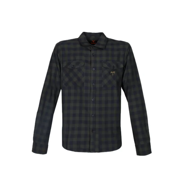 SELLA MAN SHIRT CAMICIA CACCIA MYRTLE GREEN
