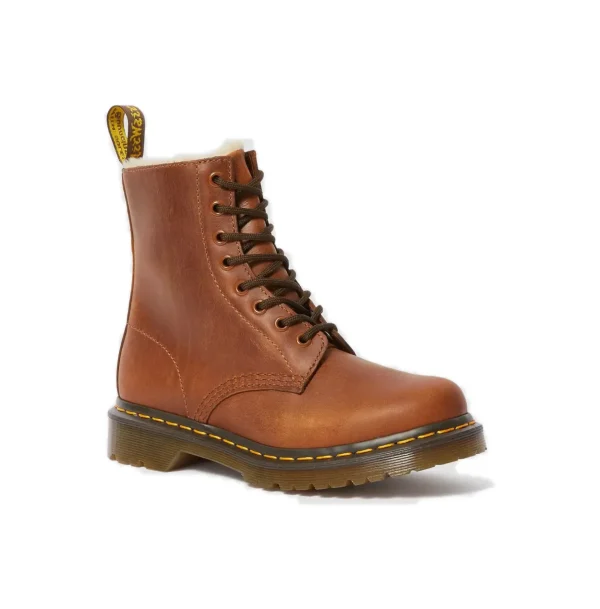 1460 SERENA BUTTERSCOTCH ORLEANS MARRONE CUOIO INTERNO IN PELLICCIA