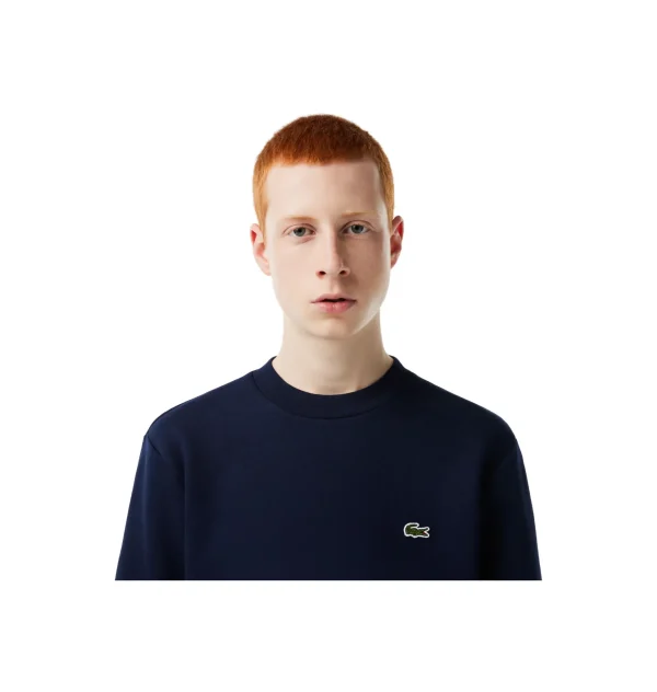 SH9608 166 FELPA CREW COCCO PICCOLO BLU