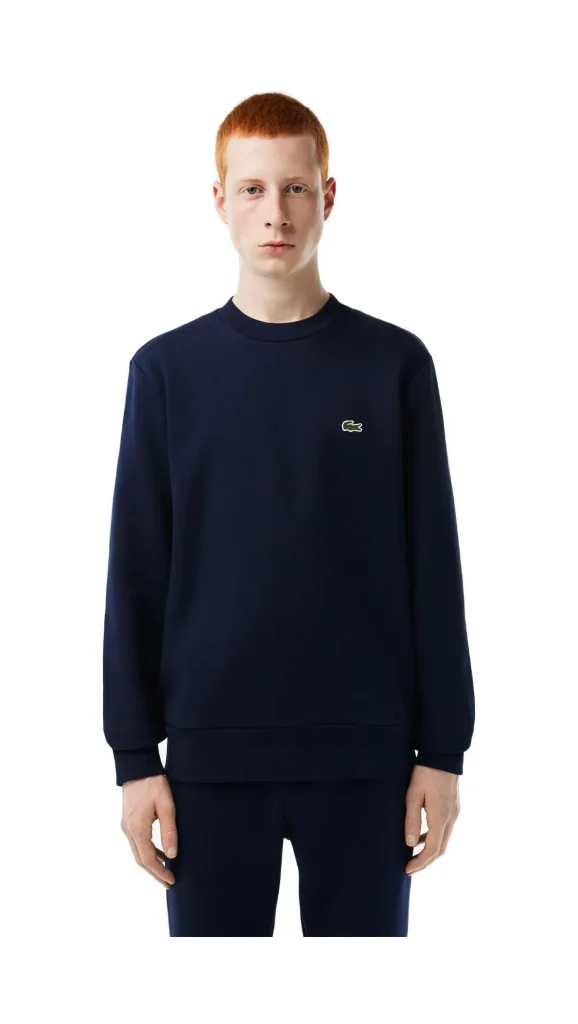 SH9608 166 FELPA CREW COCCO PICCOLO BLU