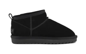 SHORT WINTER BOOT SUEDE YW078 BLACK
