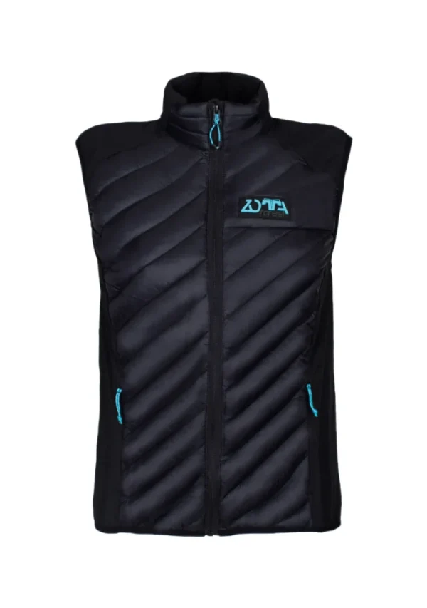 SILVER WOMAN VEST CAVIAR BLACK