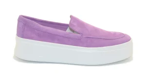 SLIP-ON CASUAL IN PELLE SCAMOSCIATA BOUGANVILLE VIOLA 36B1