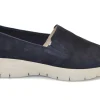 SLIP-ON EXTALIGHT IN PELLE SCAMOSCIATA BLU 43B7