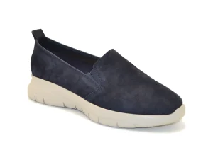 SLIP-ON EXTALIGHT IN PELLE SCAMOSCIATA BLU 43B7