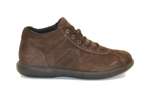 SNEAKER CASUAL ALTA IN PELLE SCAMOSCIATA 27C4 PEPE