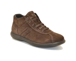 SNEAKER CASUAL ALTA IN PELLE SCAMOSCIATA 27C4 PEPE