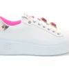 SNEAKER PIA 180A geco pietre bianco fuxia