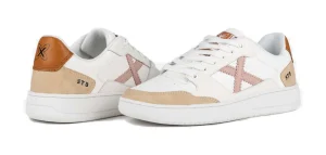 SNEAKERS LEGIT 84 8908084 BIANCO ARANCIONE BEIGE