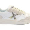 SNEAKERS LEGIT 94 IN PELLE BIANCA CON DETTAGLI LEOPARDO E ORO