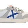 SNEAKERS PRIME 02 BIANCA GRIGIA BLU