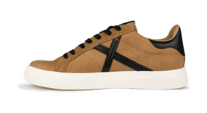 SNEAKERS RETE 102 IN PELLE CAMEL 8080102