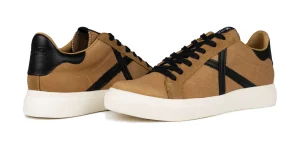 SNEAKERS RETE 102 IN PELLE CAMEL 8080102