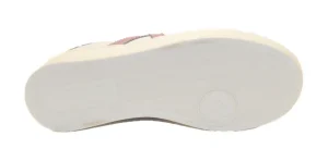 SNEAKERS RETE SKY 76 IN PELLE BIANCA E ROSA