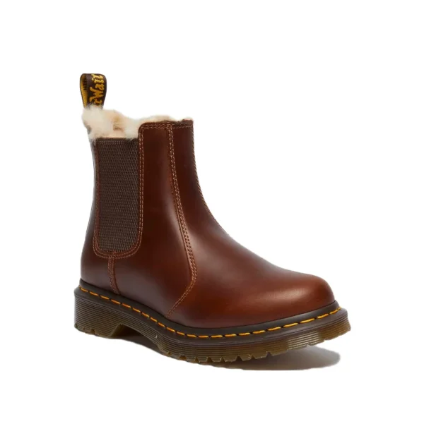 Stivaletti Chelsea 2976 Leonore Butterscotch Orlenas Con Rivestimento In Pelliccia Sintetica