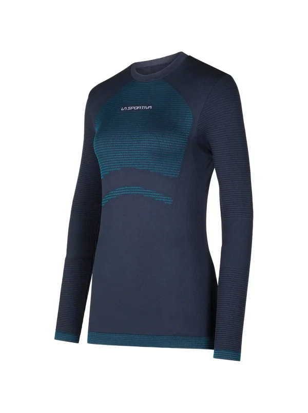 SYNTH LIGHT LONGSLEEVE W STORM BLUE LAGOON