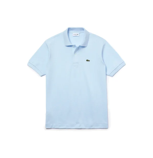 1212 T01 POLO SS COTONE AZZURRO CIELO