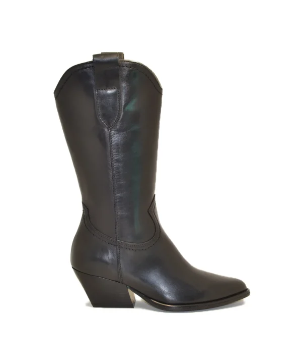 TEXANO PELLE NERA ALTO BV4818