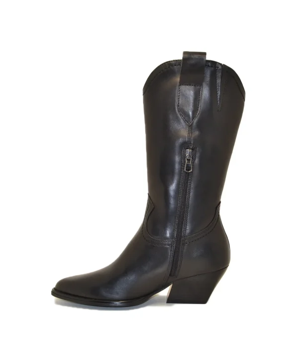 TEXANO PELLE NERA ALTO BV4818