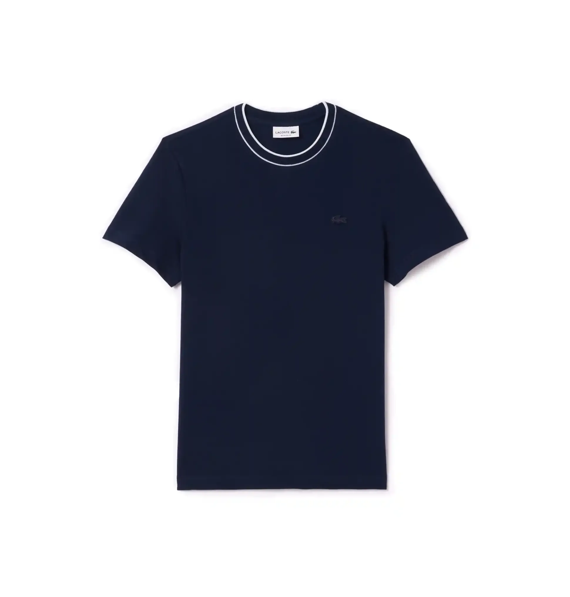 th__tshirt_in_piqu_elasti_0-1.webp TH8174 166 T-SHIRT IN PIQUÉ ELASTICIZZATO CON COLLETTO A RIGHE BLU