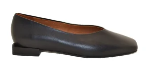 TIYU- Napa volga negro tacon semibrillo negro