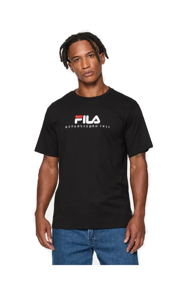 T-SHIRT BEDBURG LIGHT BLACK FAU0147