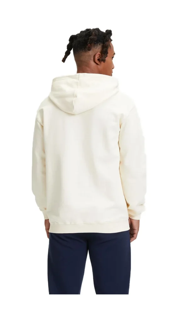 UNISEX HOODIE BRUNSSUM ANTIQUE WHITE FAU0145