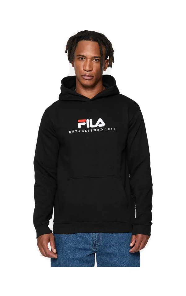UNISEX HOODIE BRUNSSUM BLACK FAU0145