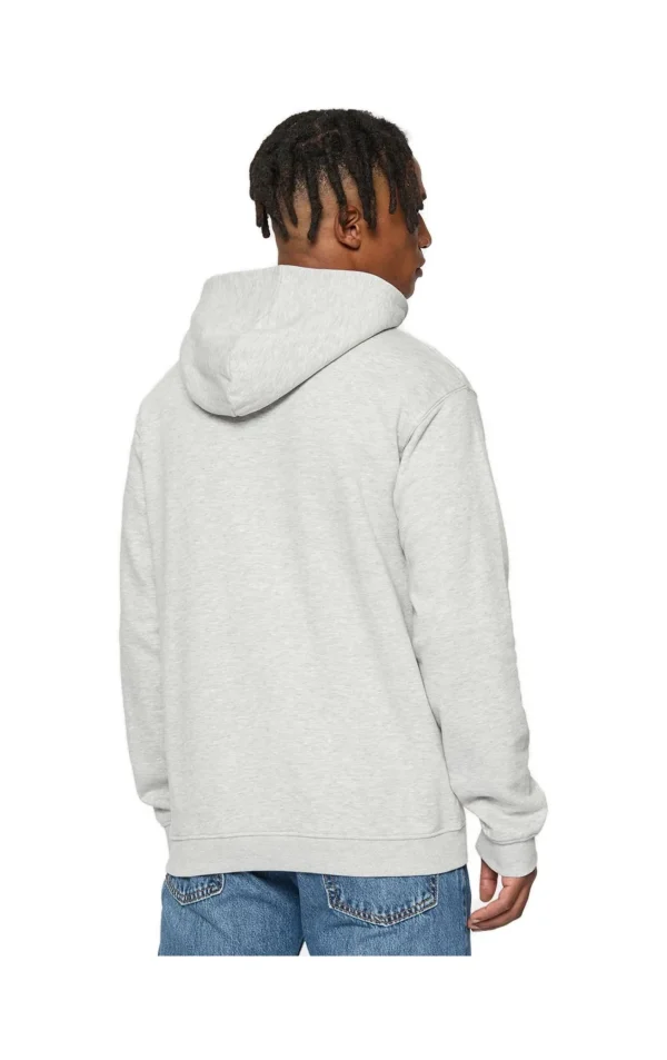 UNISEX HOODIE BRUNSSUM GREY LIGHT MELANGE FAU0145 GREY