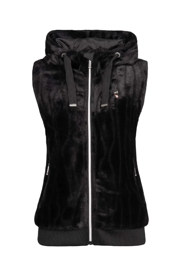 VAGUE FAUSSE FOURRURE SMANICATO BLACK