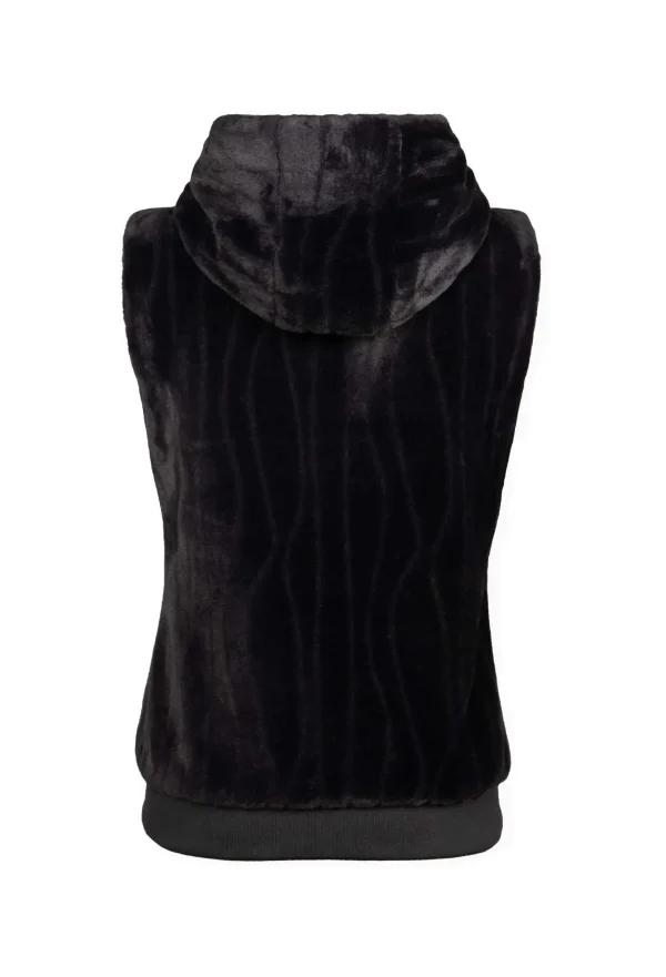 VAGUE FAUSSE FOURRURE SMANICATO BLACK