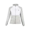 VESTE BI-MATIERE LAMMY WHITE