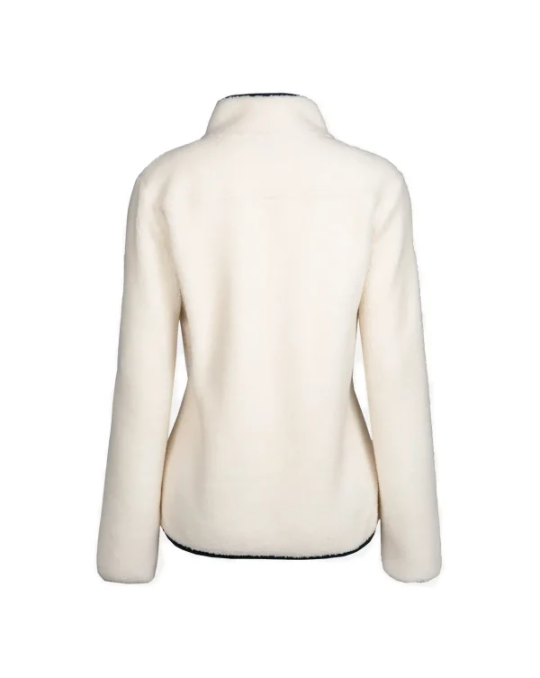 VESTE POLAIRE SHERPA GREIGE SARRA