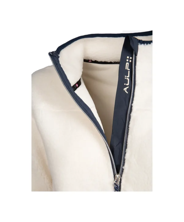 VESTE POLAIRE SHERPA GREIGE SARRA