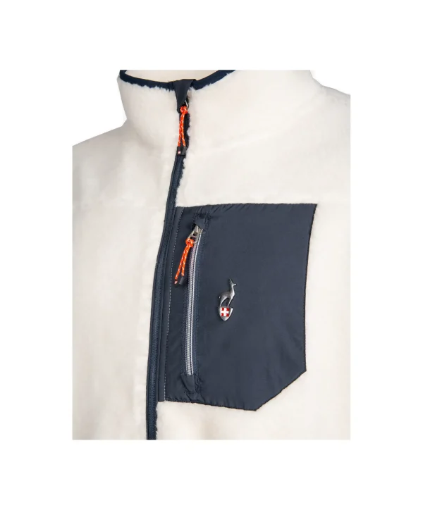VESTE POLAIRE SHERPA GREIGE SIKOU