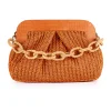 VIAMAIL BAG LIA KNIT E06 ARANCIONE