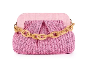 VIAMAIL BAG LIA KNIT E04 ROSA