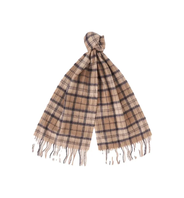 WOOL TARTAN SCARF AND GLOVE TRENCH GIFT SET