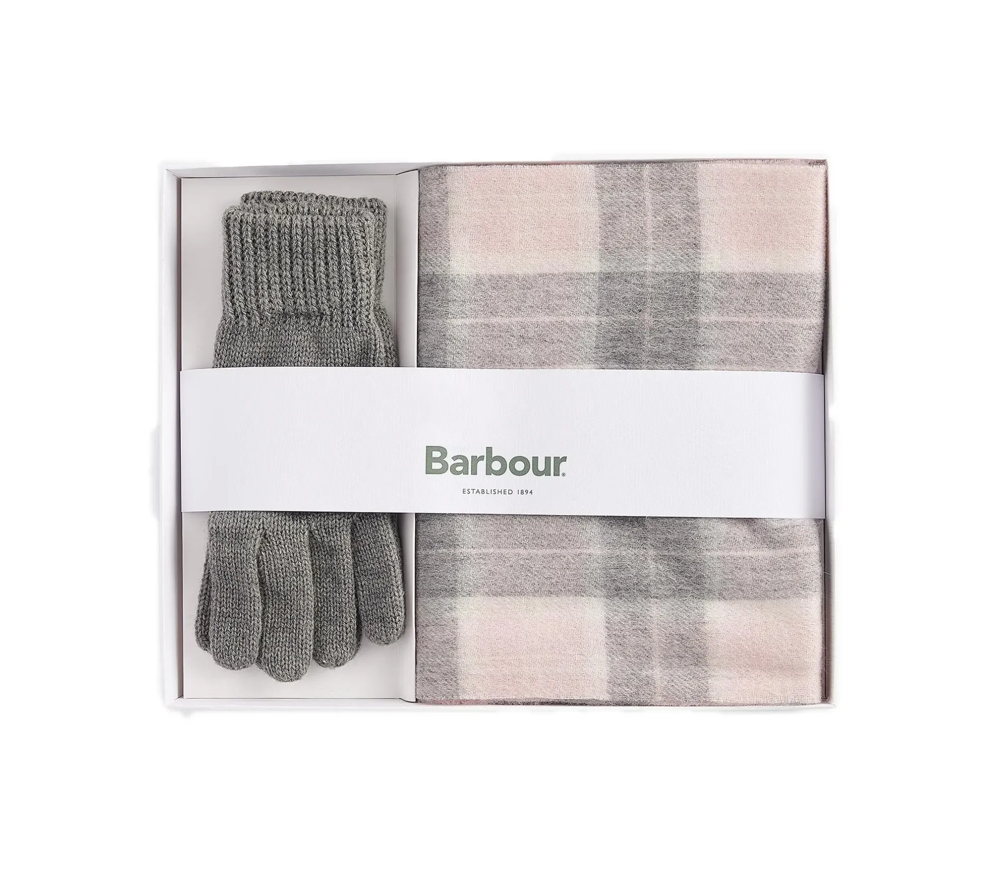 wool_tartan_scarf_and_glo_1-2.webp WOOL TARTAN SCARF AND GLOVE PINK GREY TARTAN GIFT SET