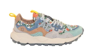YAMANO 3 WOMAN SPRING FLOWERS GREY MILK
