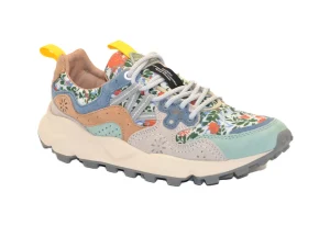 YAMANO 3 WOMAN SPRING FLOWERS GREY MILK