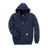 ZIP HOODED SWEATSHIRT BLUE