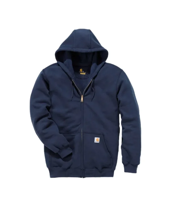 ZIP HOODED SWEATSHIRT BLUE